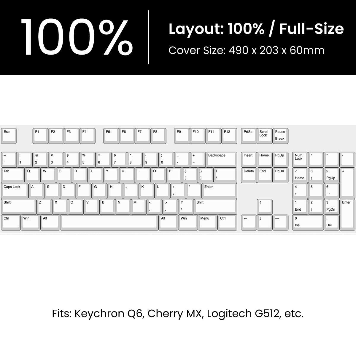 Awekeys Keyboard Dust Cover