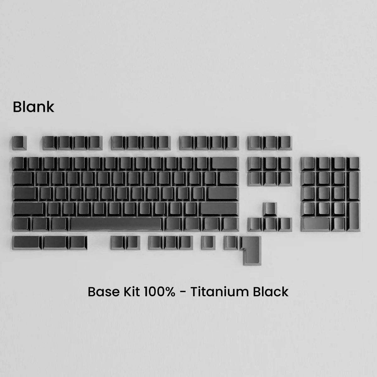 Full Metal Keycap Set: Basekit 60%-80%(TKL)-100%