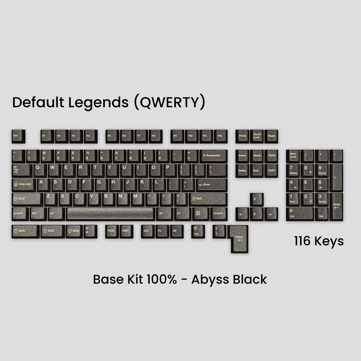 Awekeys Wild Ice Full Metal Keycaps Set