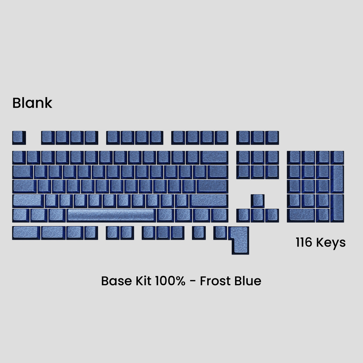 Awekeys Wild Ice Full Metal Keycaps Set