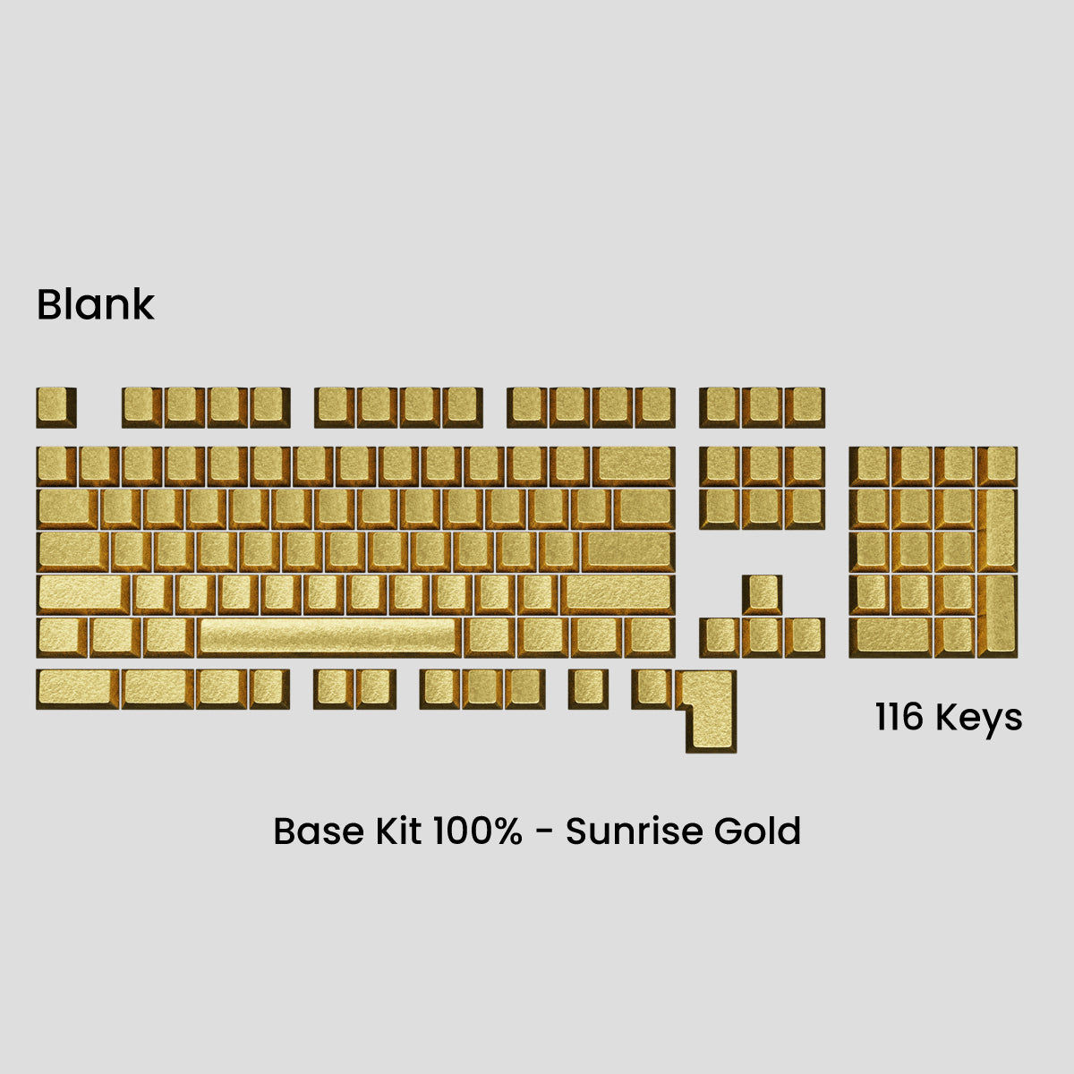 Awekeys Wild Ice Full Metal Keycaps Set