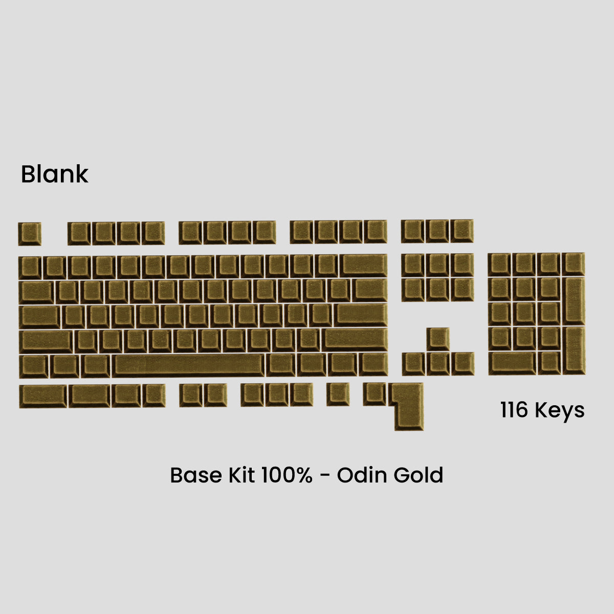 Awekeys Viking Antiques Full Metal Keycaps Set