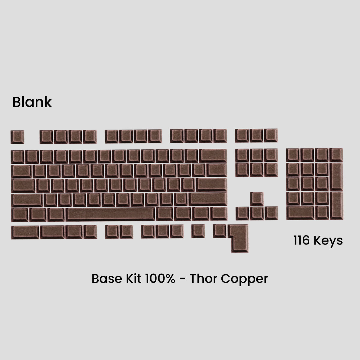 Awekeys Viking Antiques Full Metal Keycaps Set