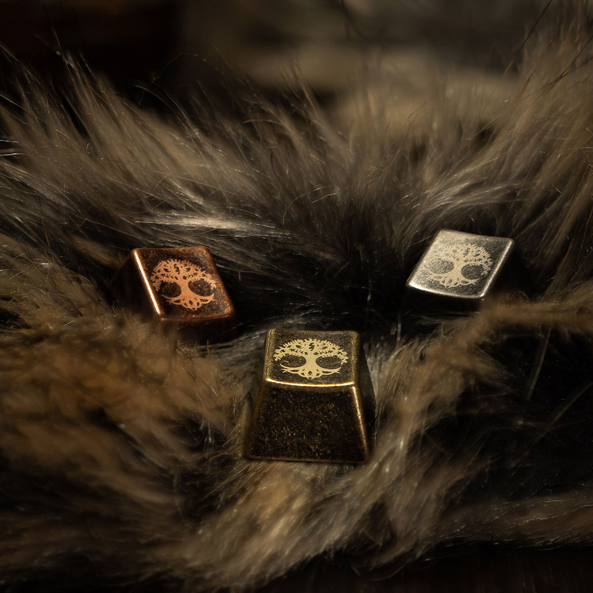 Awekeys Viking Antiques Full Metal Keycaps Set