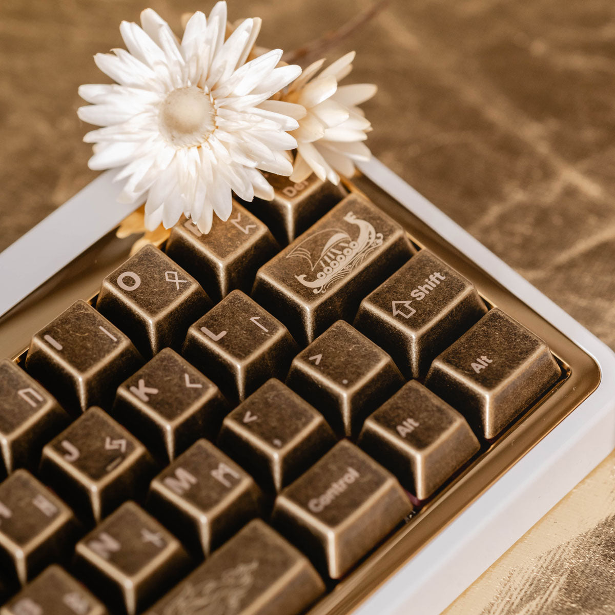 Awekeys Viking Antiques Full Metal Keycaps Set