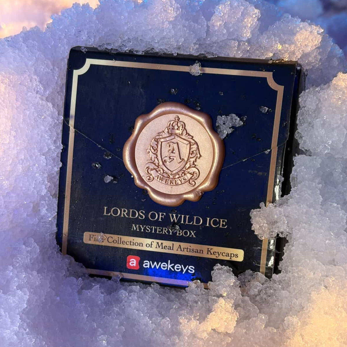 Awekeys Wild Ice Full Metal Keycaps Set