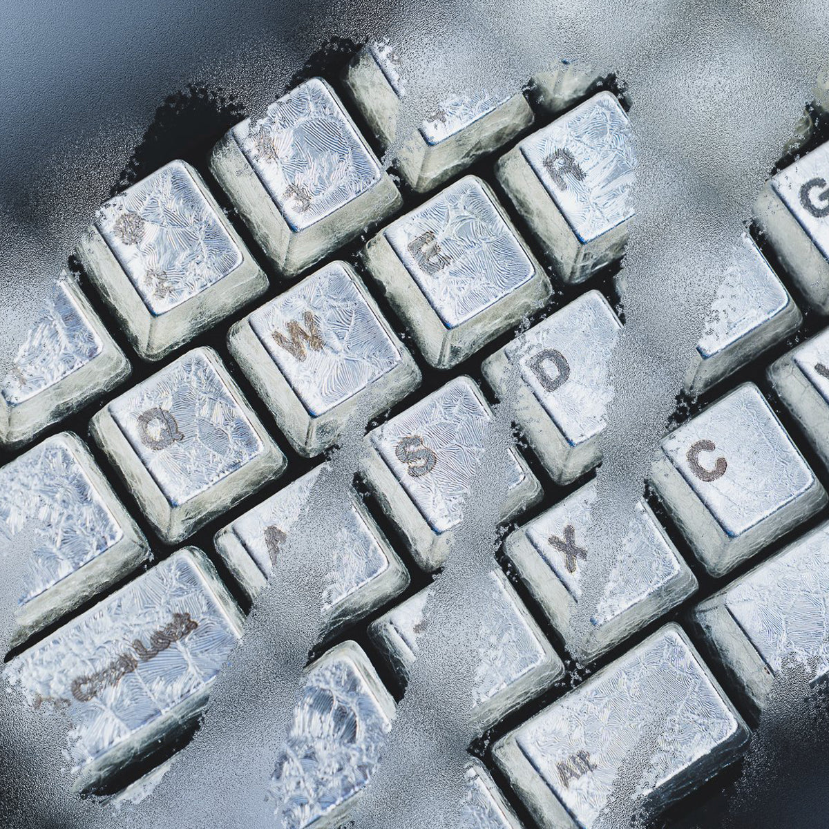 Awekeys Wild Ice Full Metal Keycaps Set