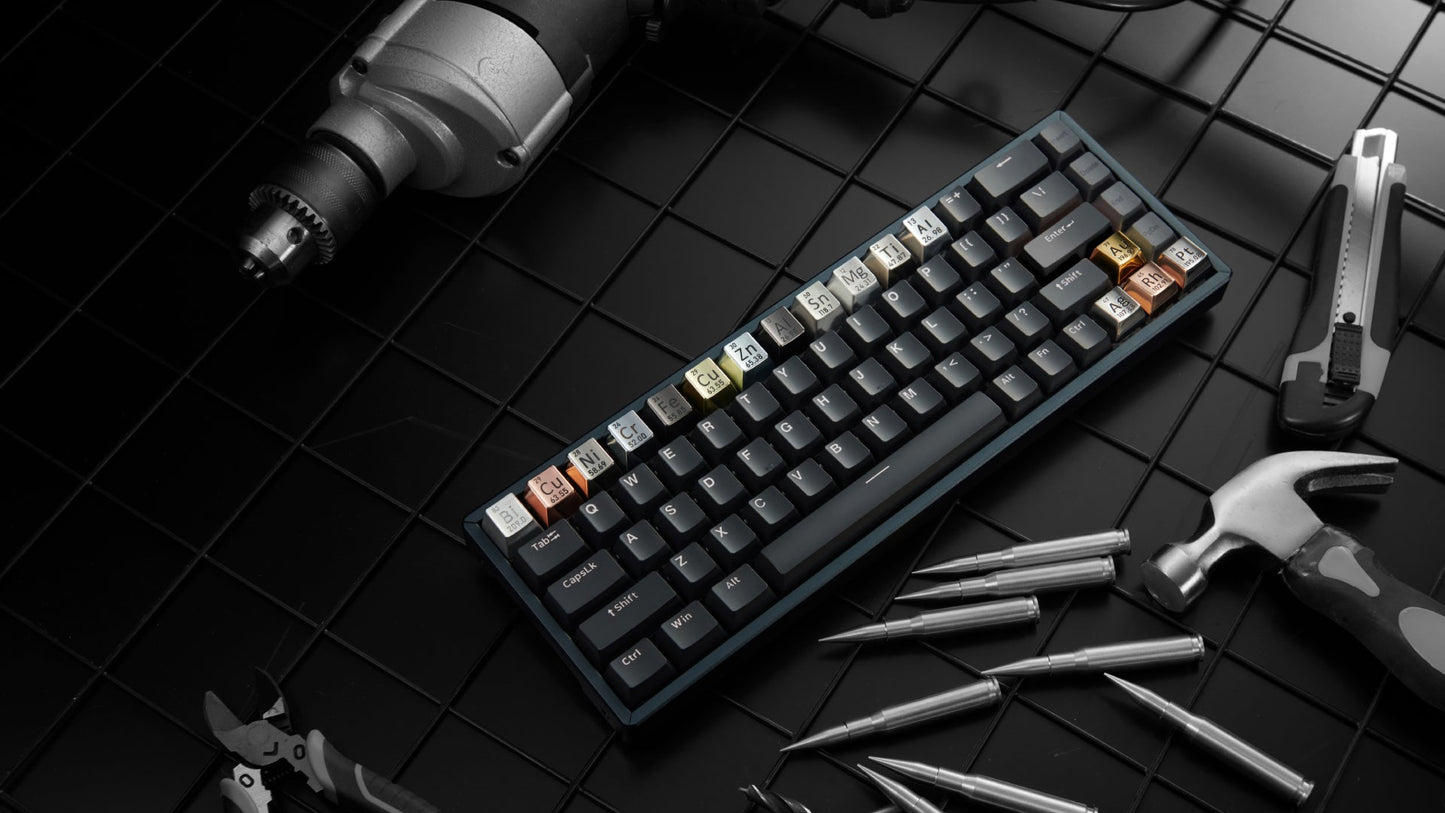 Periodic Table Metal Keycaps - Build Your Own Set