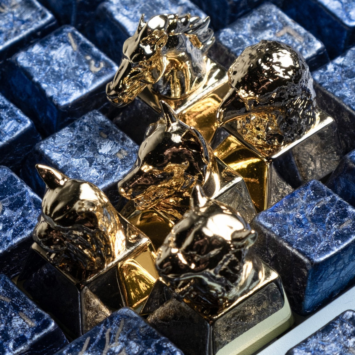 Awekeys Wild Ice Full Metal Keycaps Set
