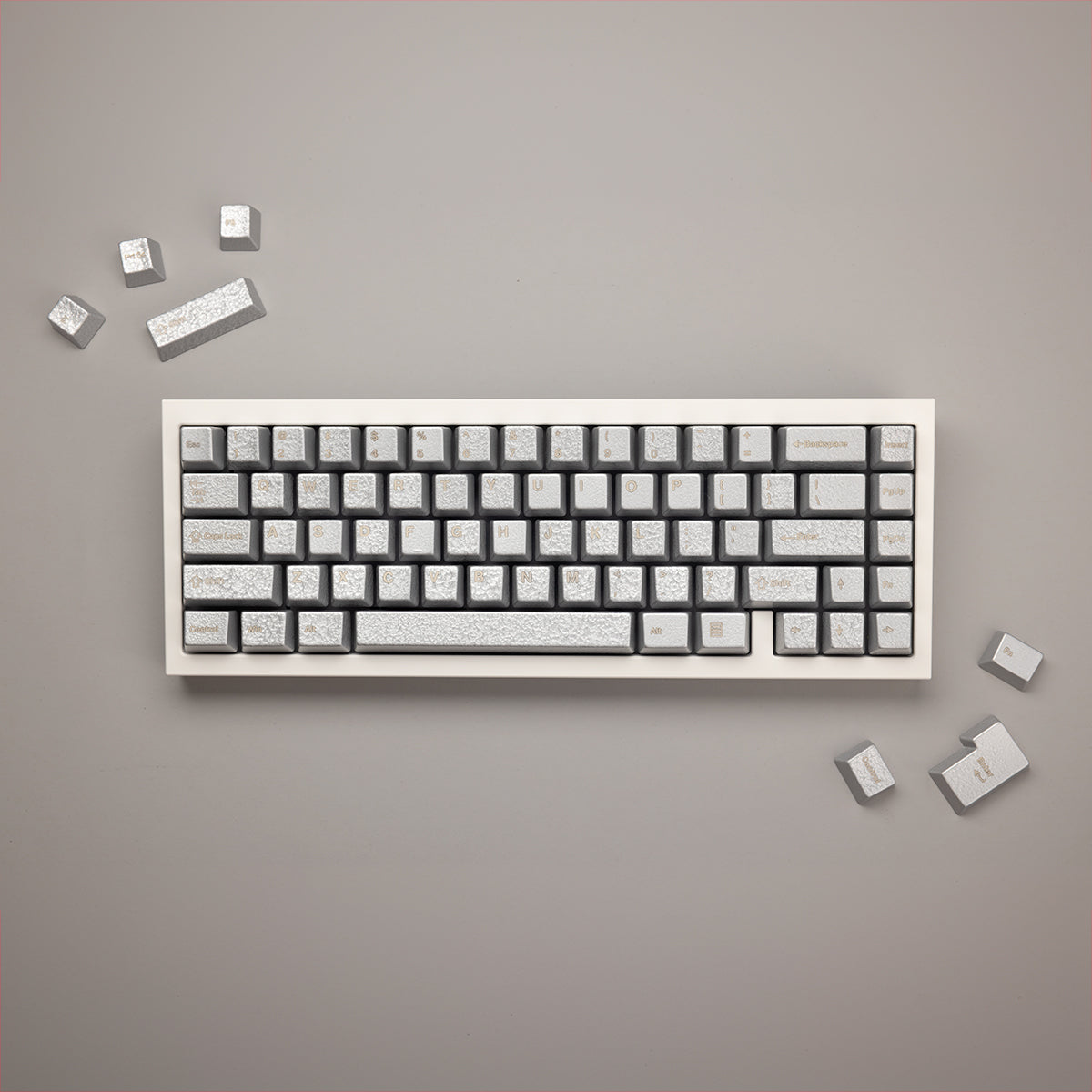 Full Metal Keycaps Set - Moon Landing