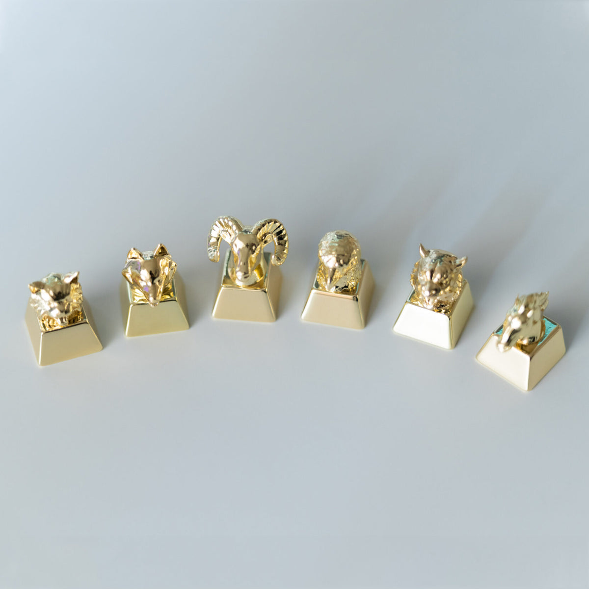 Awekeys Wild Ice Full Metal Keycaps Set