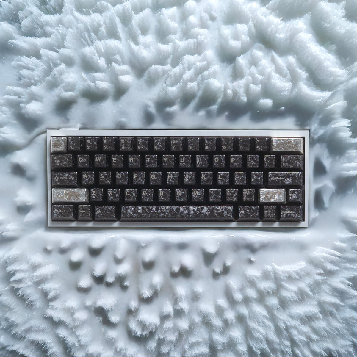 Awekeys Wild Ice Full Metal Keycaps Set