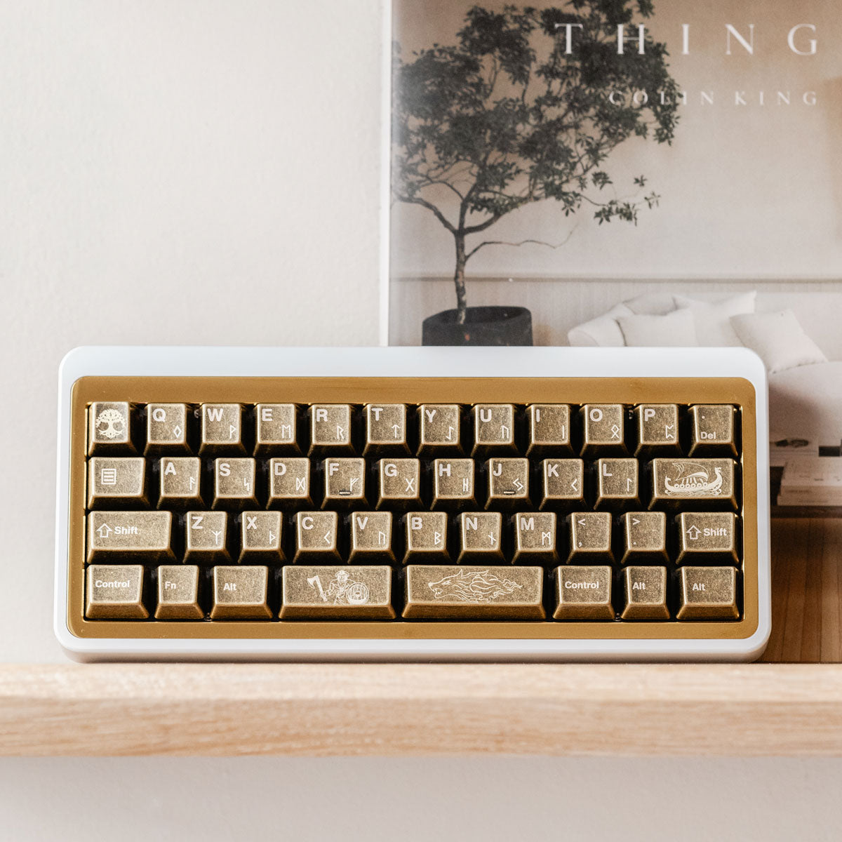 Awekeys Viking Antiques Full Metal Keycaps Set
