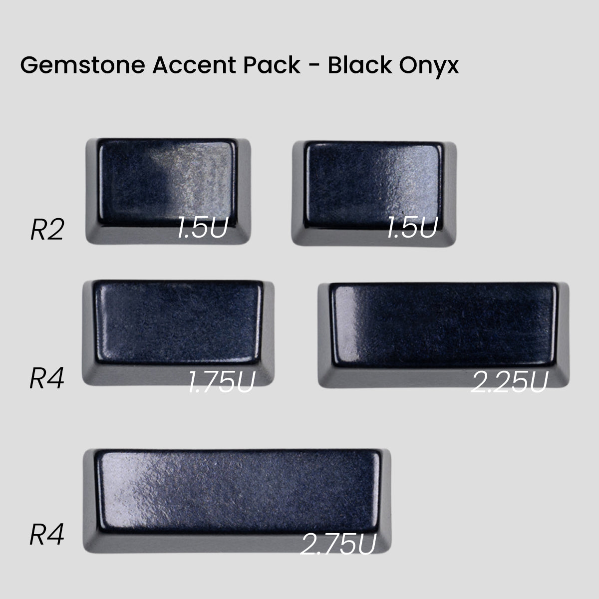 Awekeys Viking Antiques Full Metal Keycaps Set - Gemstone Accent Pack