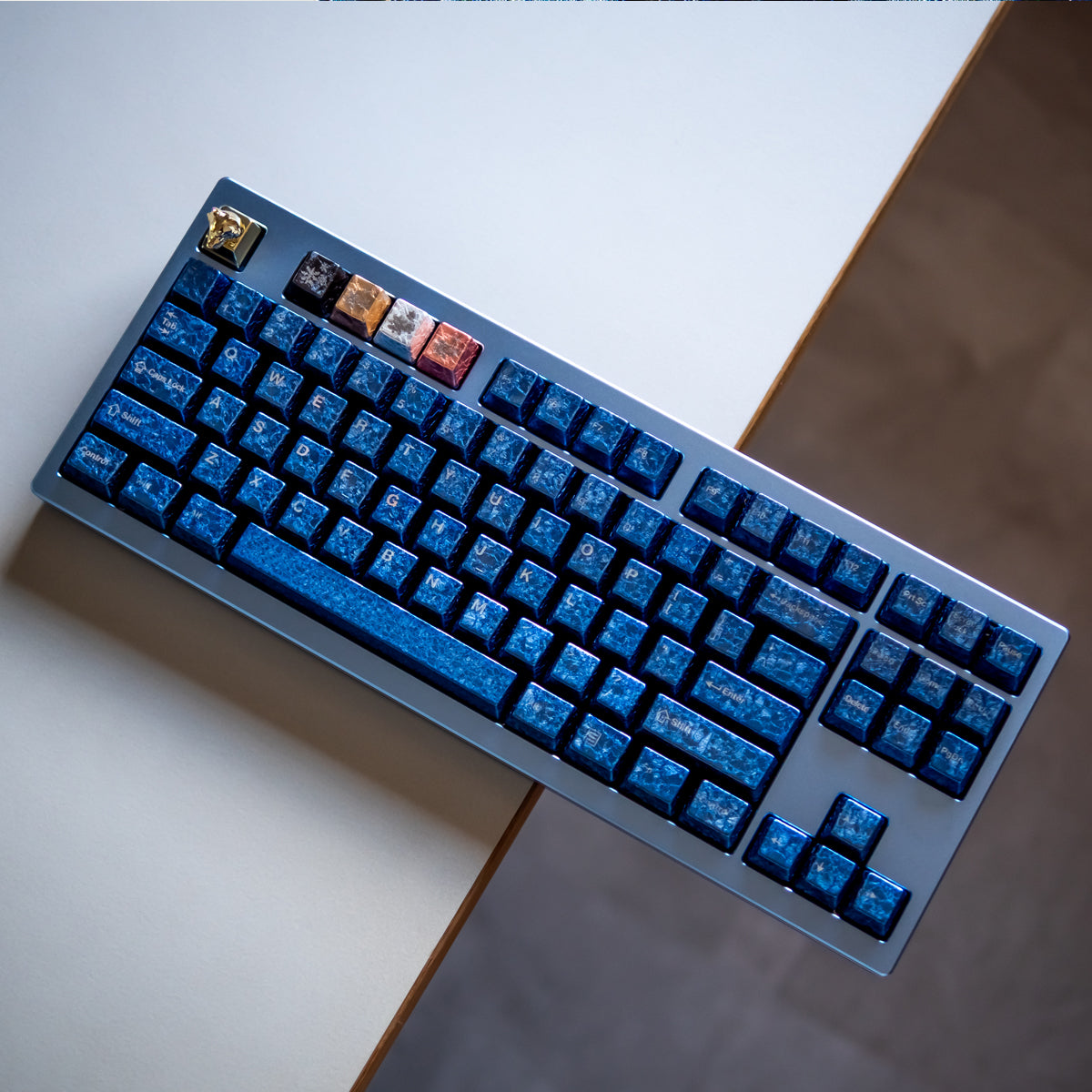 Awekeys Wild Ice Full Metal Keycaps Set