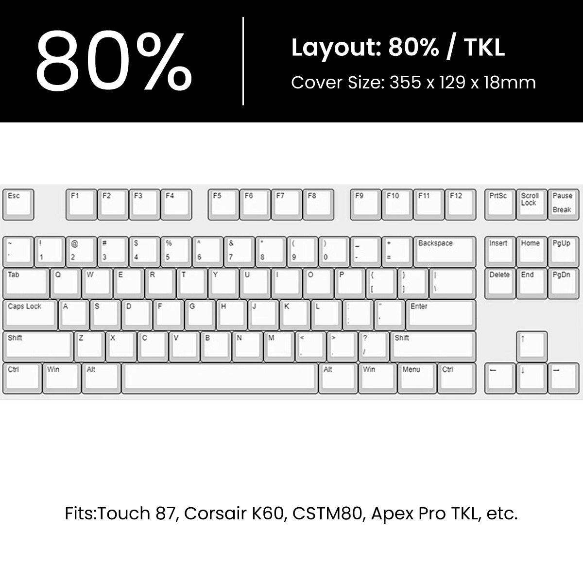 Awekeys Keyboard Dust Cover