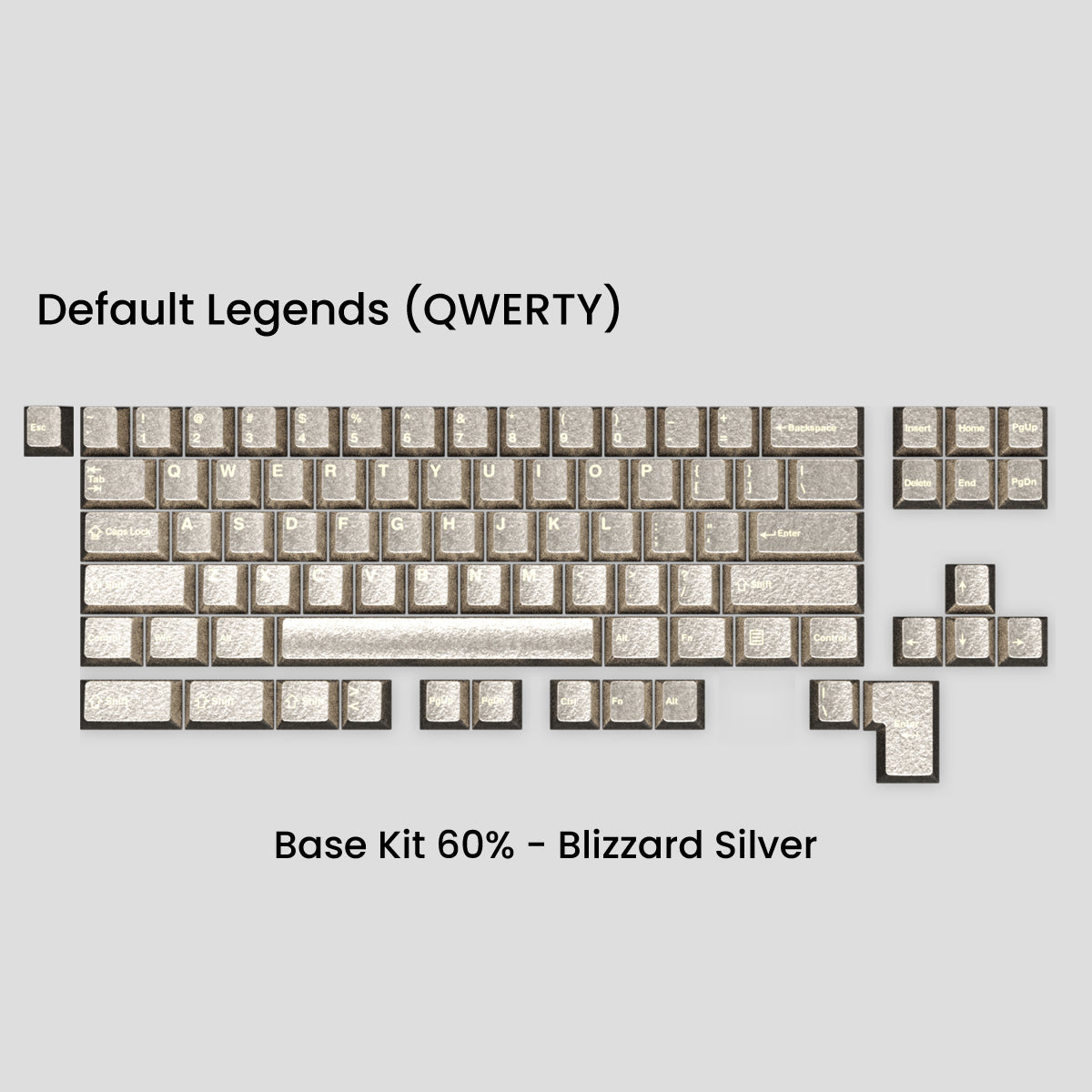 Awekeys Wild Ice Full Metal Keycaps Set