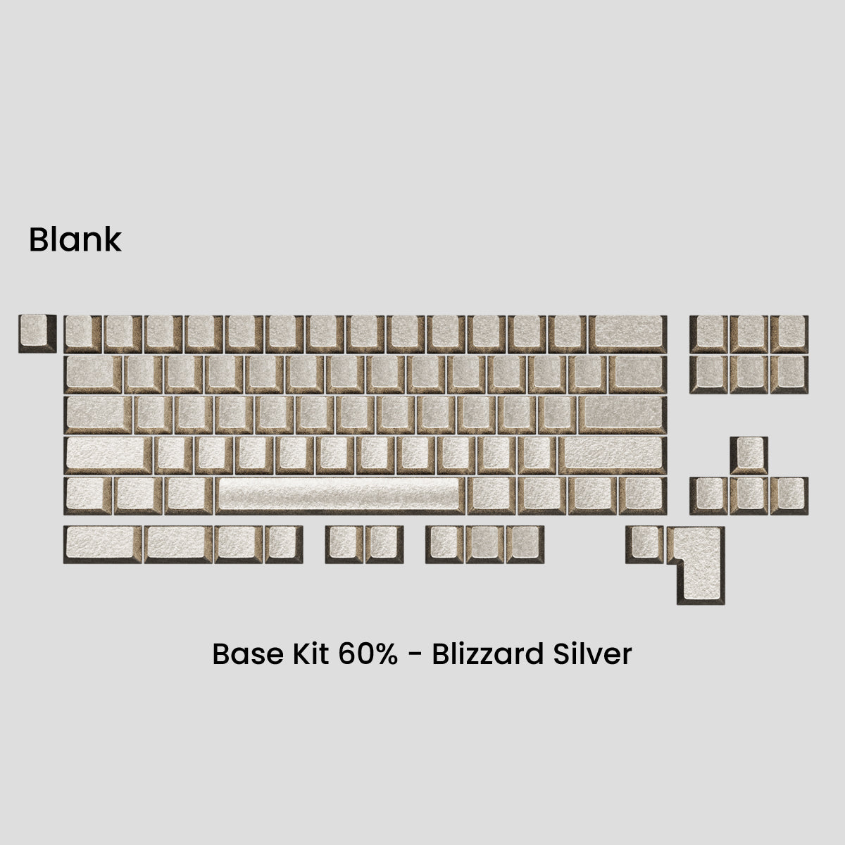 Awekeys Wild Ice Full Metal Keycaps Set