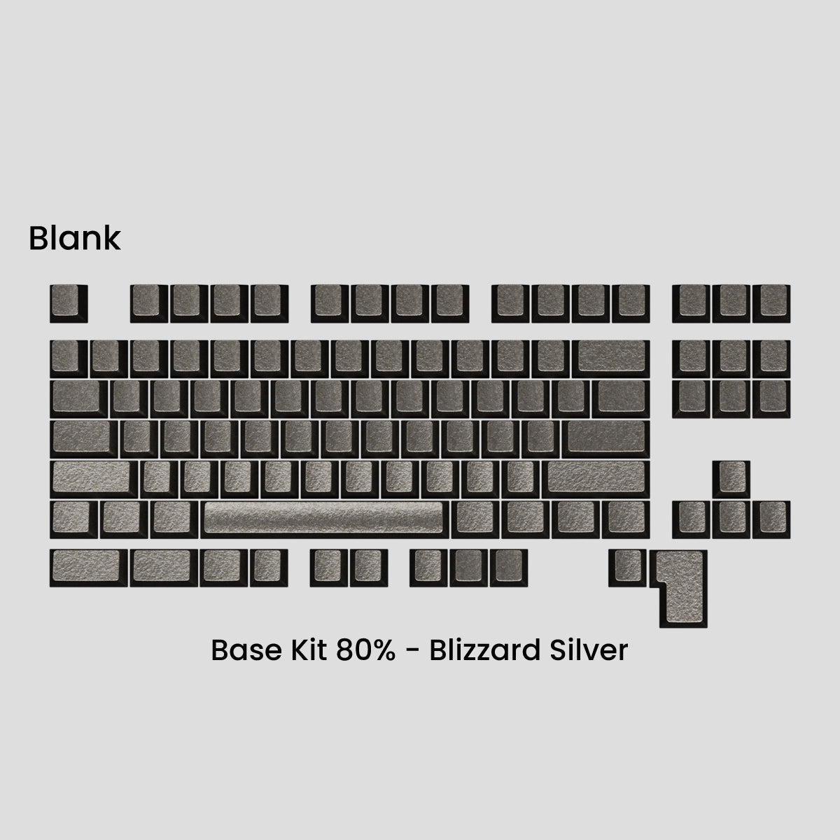 Awekeys Wild Ice Full Metal Keycaps Set