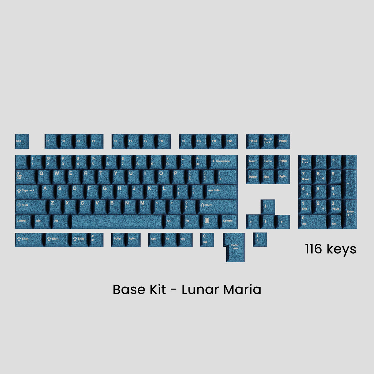 Full Metal Keycaps Set - Moon Landing