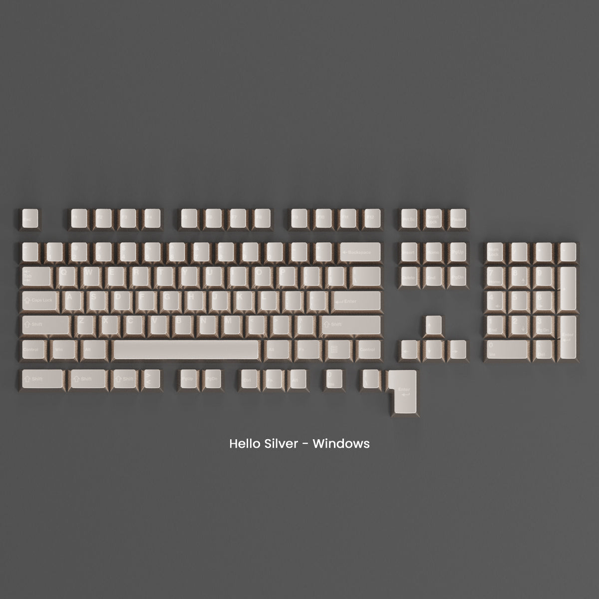Full Metal Keycap Set Special Edition (Gold/Silver/Titanium/Copper Eagle/Satin Gold/Satin Silver)