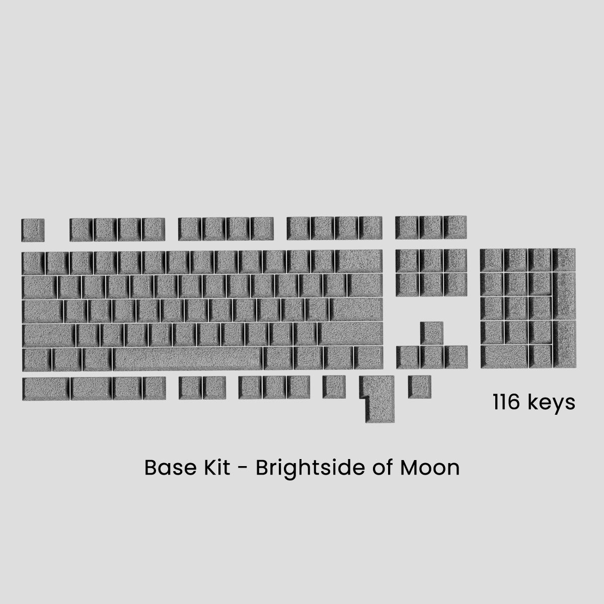 Full Metal Keycaps Set - Moon Landing