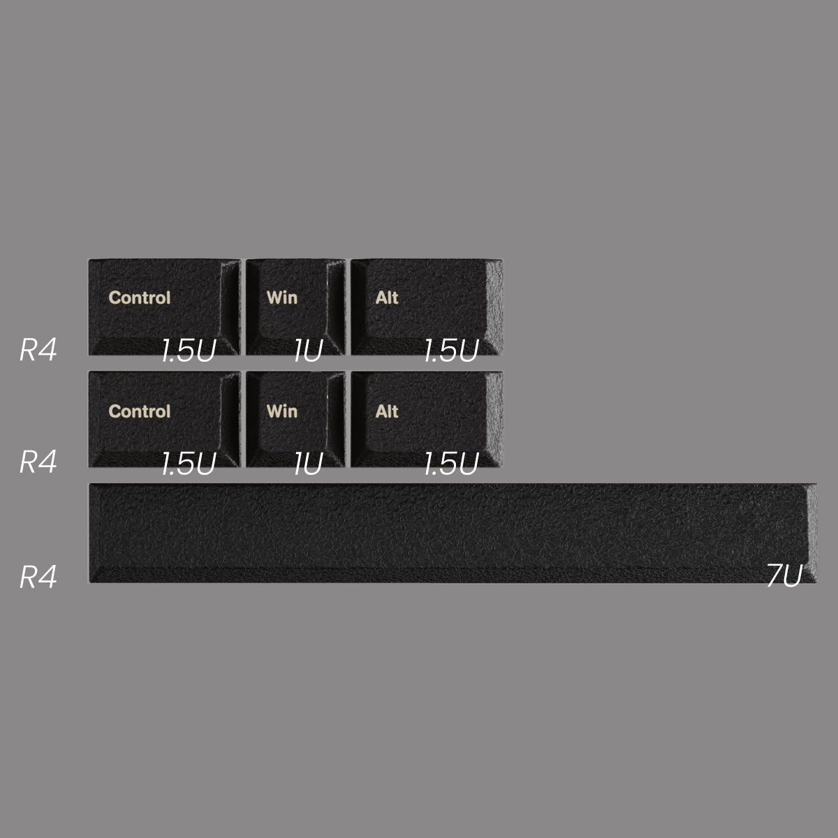 Full Metal Keycaps Set - Moon Landing