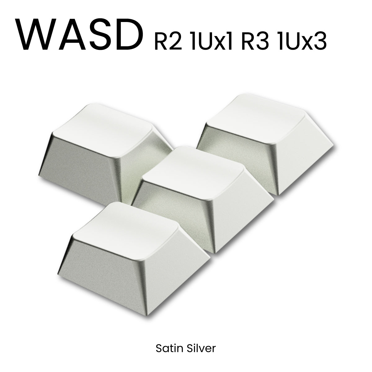 Awekeys Full Metal Keycaps Mini Set (4 PCS)