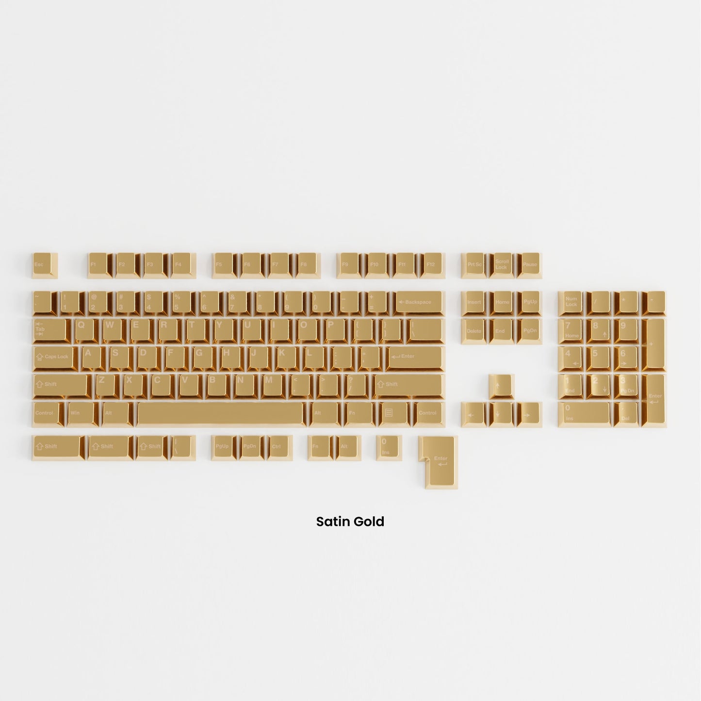 Full Metal Keycap Set Special Edition (Gold/Silver/Titanium/Copper Eagle/Satin Gold/Satin Silver)