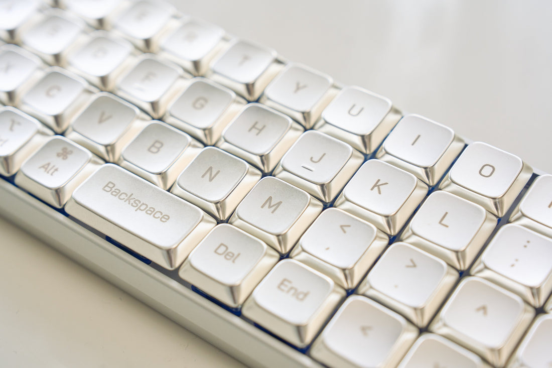 Low-Profile Metal Keycaps for Hybrid Work: Perfect for Office and Gaming