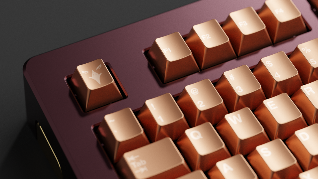 How to install the gold keyboard keycaps
