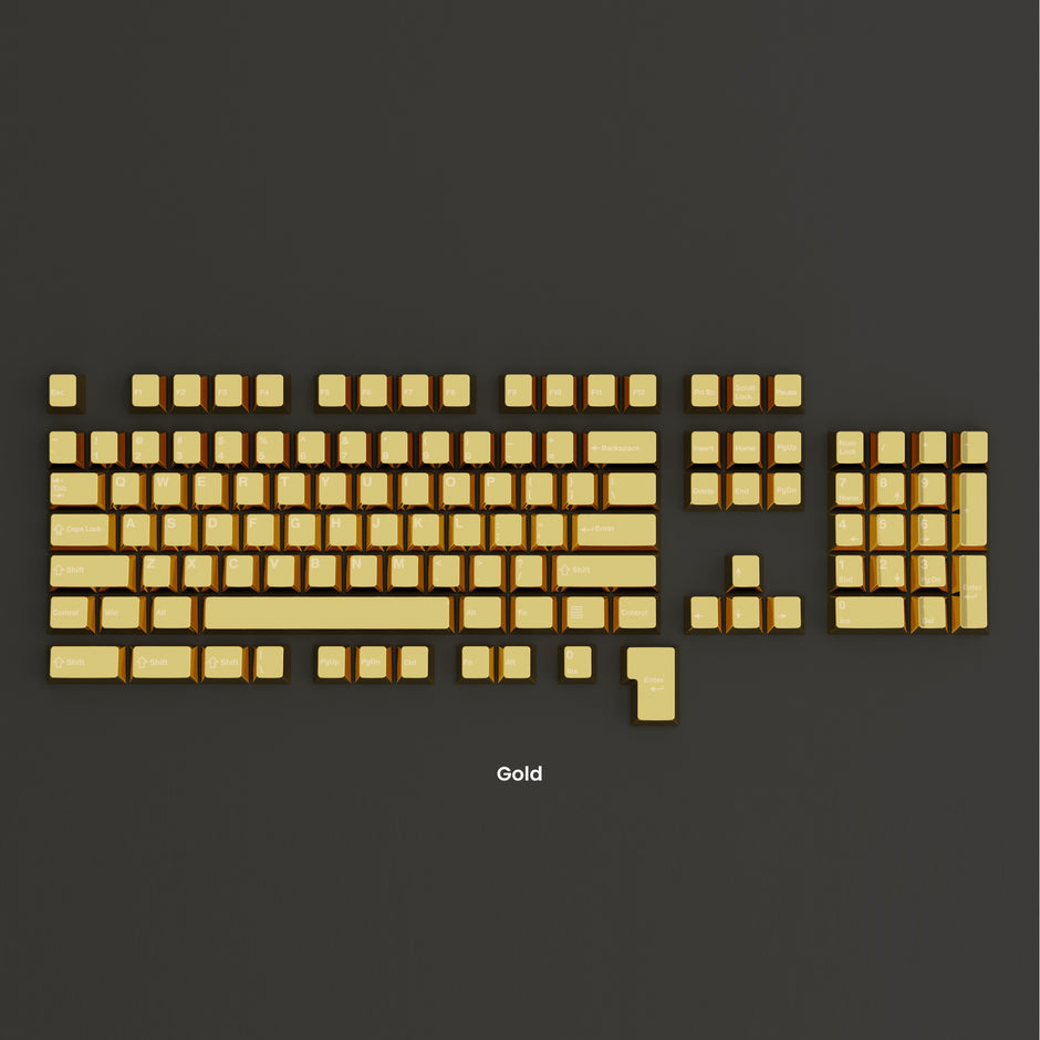 Gold computer Keyboard, gold mechanical keyboard for gaming – Awekeys