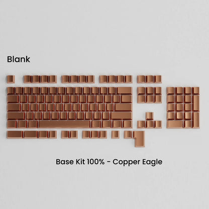Full Metal Keycap Set: Basekit 60%-80%(TKL)-100%