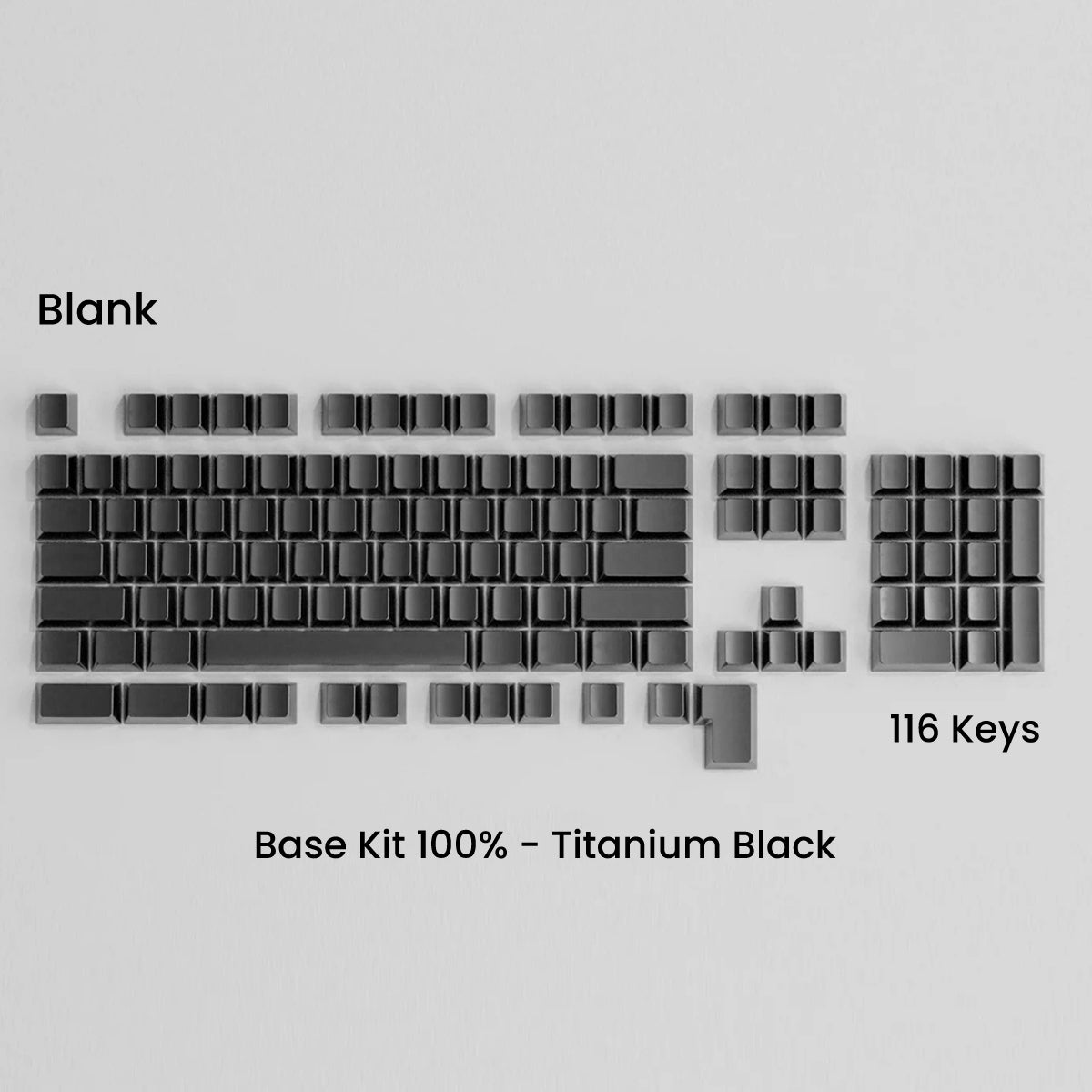 Full Metal Keycap Set: Basekit 60%-80%(TKL)-100%