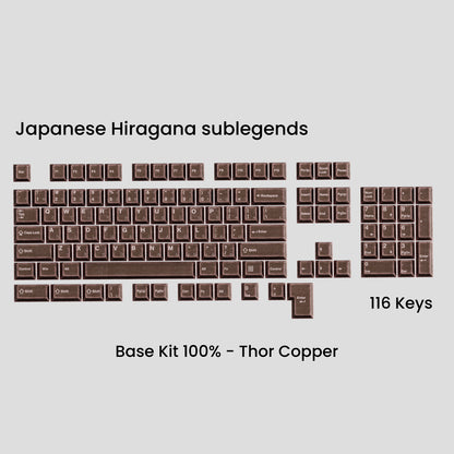 Awekeys Viking Antiques Full Metal Keycaps Set - Base Kit