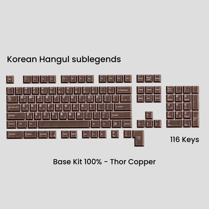 Awekeys Viking Antiques Full Metal Keycaps Set - Base Kit