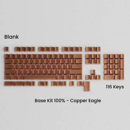 Full Metal Keycap Set: Basekit 60%-80%(TKL)-100%