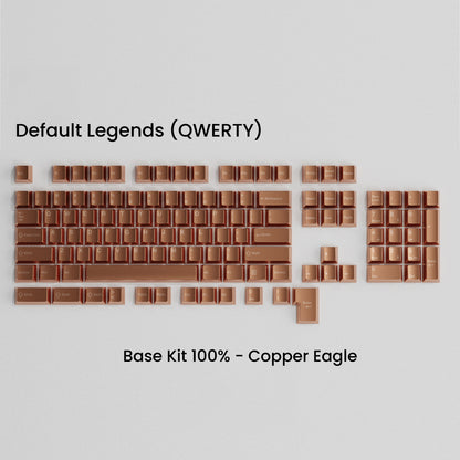 Full Metal Keycap Set: Basekit 60%-80%(TKL)-100%