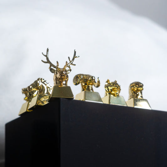 Awekeys Wild Ice 풀 메탈 키캡 세트 - Artisan Mystery Box