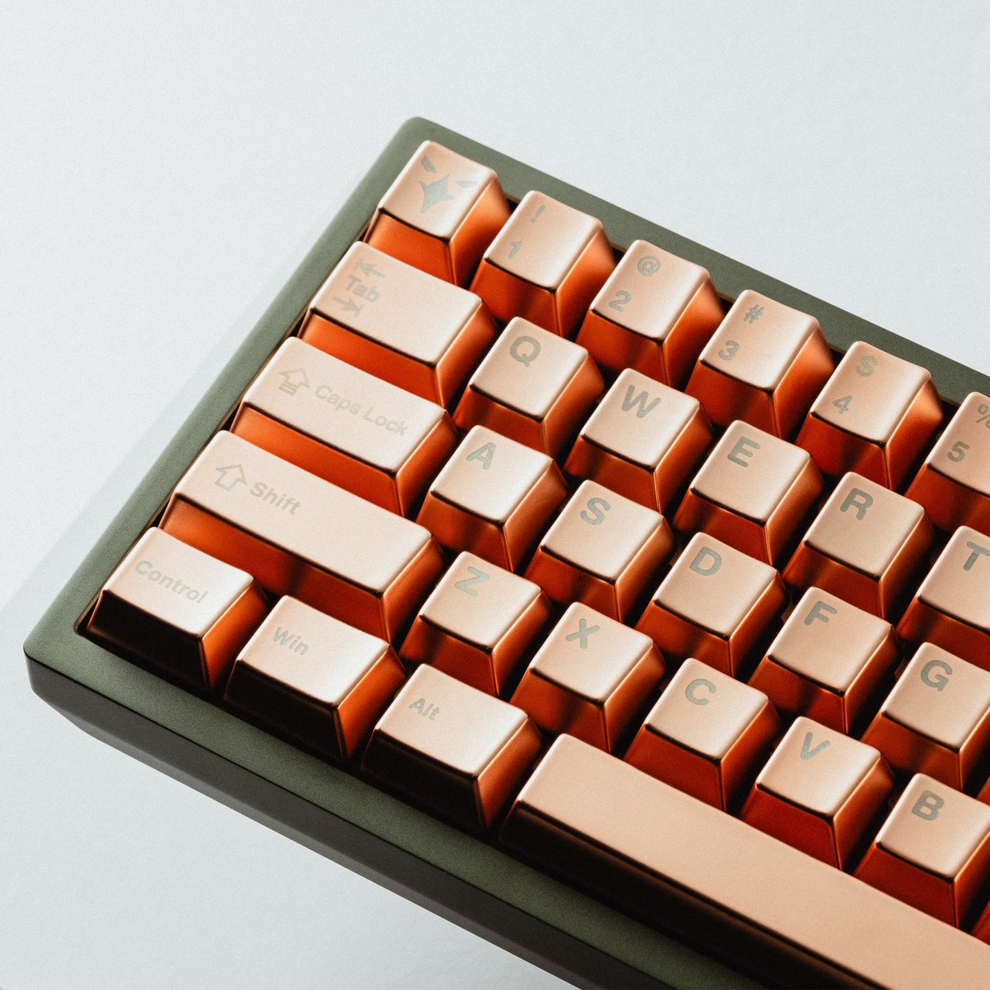 Copper Eagle Full Metal Keycap Set