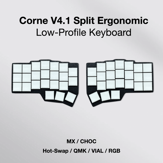 Awekeys Corne V4.1 LP MX/CHOC Split Ergonomic Low Profile Keyboard