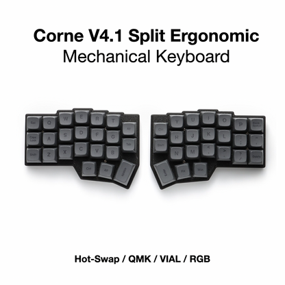 Awekeys Corne V4.1 QMK/VIAL RGB Split Ergonomic Keyboard