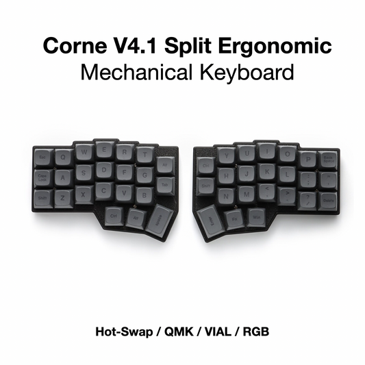 Awekeys Corne V4.1 QMK/VIAL RGB Split Ergonomic Keyboard