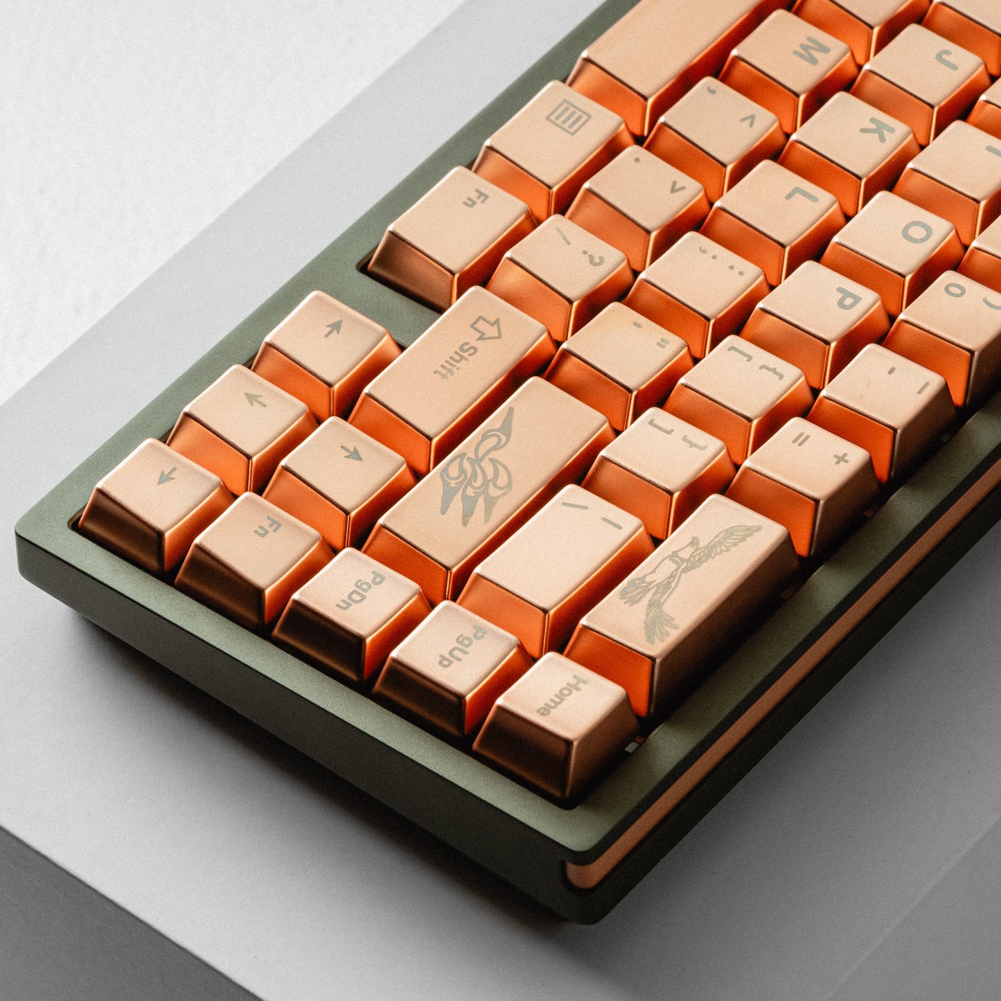 Copper Eagle Full Metal Keycap Set