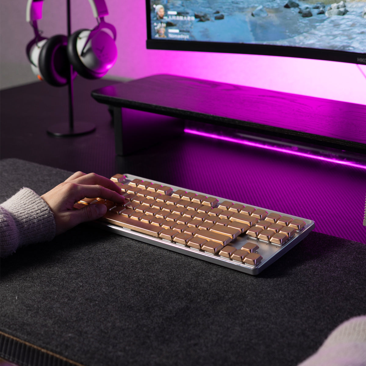 Awekeys Air Low-Profile Metal Keycaps - CHOC Switches