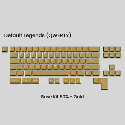 Full Metal Keycap Set: Basekit 60%-80%(TKL)-100%