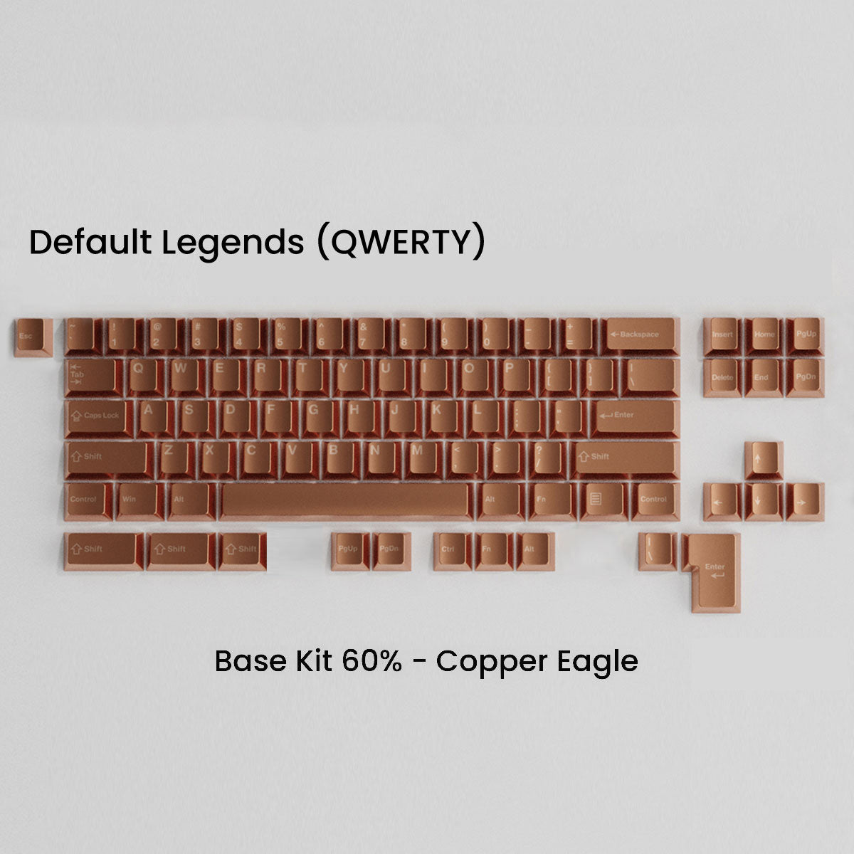 Full Metal Keycap Set: Basekit 60%-80%(TKL)-100%