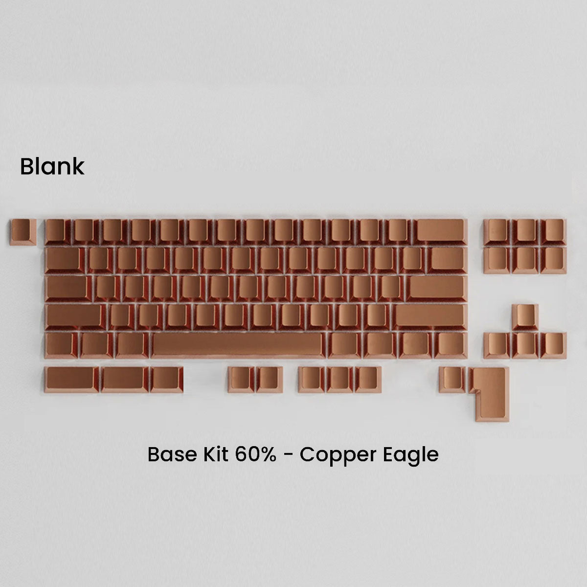 Full Metal Keycap Set: Basekit 60%-80%(TKL)-100%