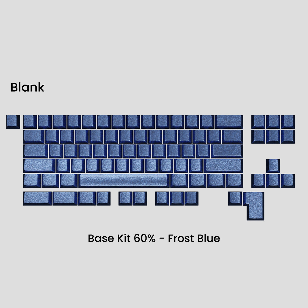 Awekeys Wild Ice Full Metal Keycaps Set - Base Kit