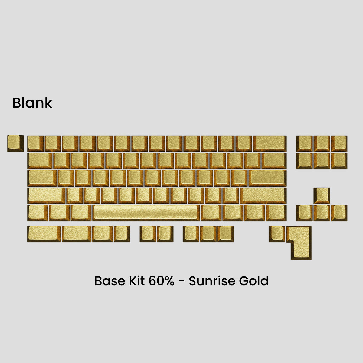 Awekeys Wild Ice Full Metal Keycaps Set - Base Kit